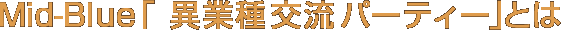 Mid-Blue「異業種交流パーティー」とは